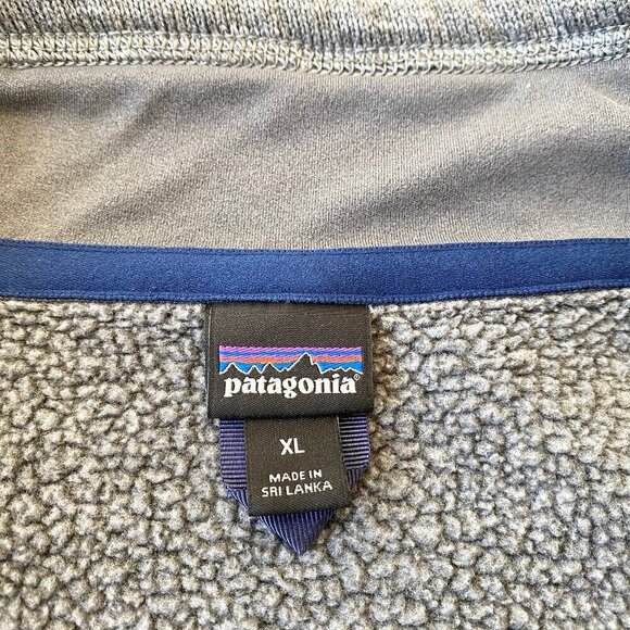 Patagonia Boys' Better Sweater Fleece Jacket XL (14) Full Zip Gray Zip Pockets - Picture 5 of 11